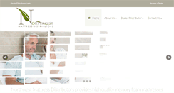 Desktop Screenshot of northwestmattress.com