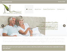 Tablet Screenshot of northwestmattress.com